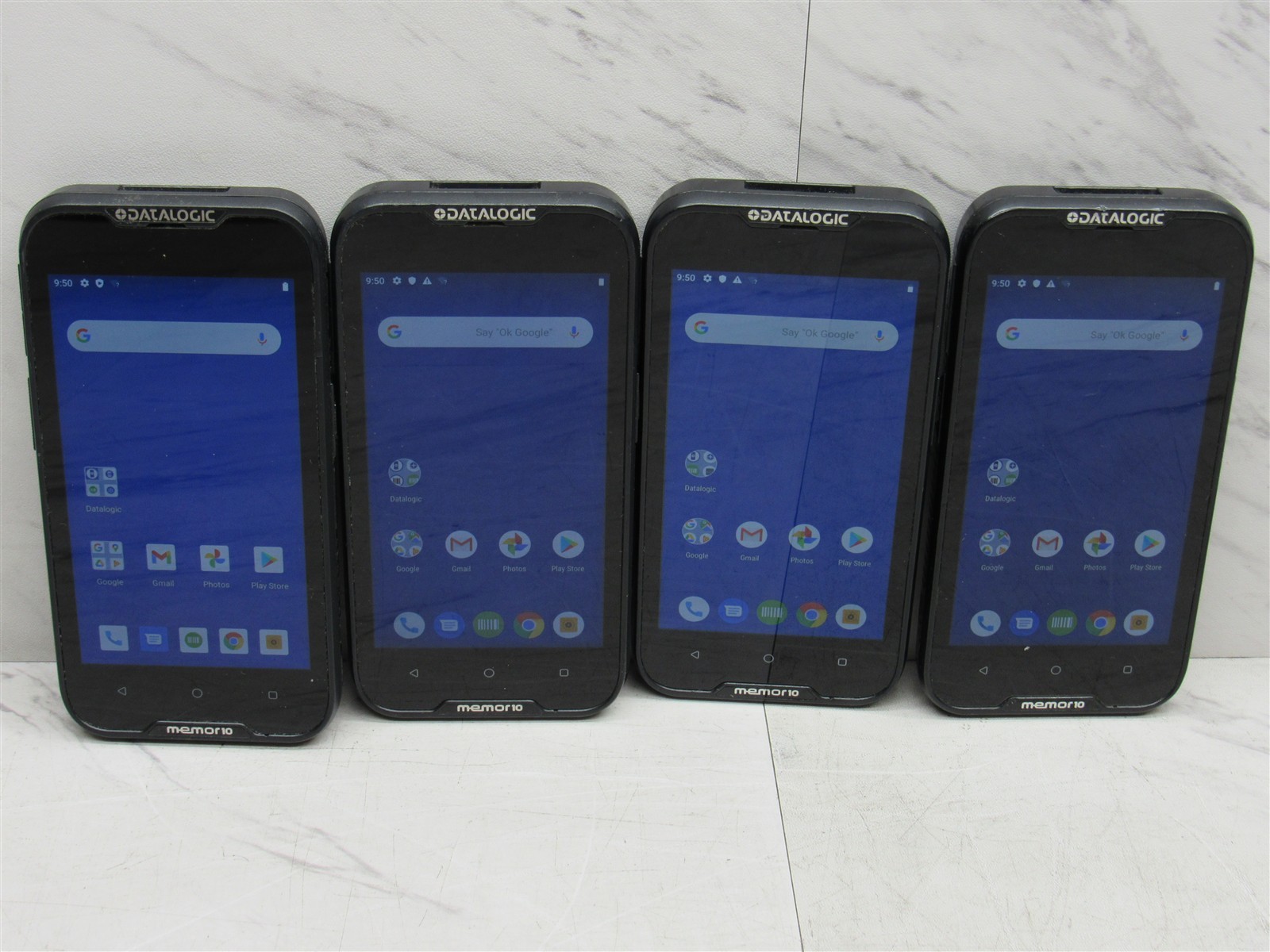 4 LOT Datalogic Memor 10 Mobile Computer 944350015 Android 10 + 9 with Battery