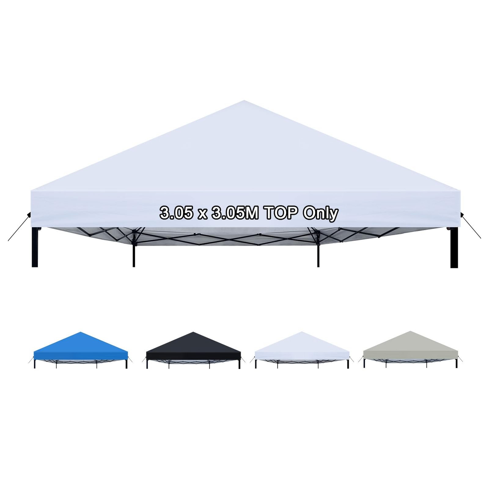 Joramoy 1010 Canopy Replacement Top Only Waterproof Pop Up Canopy Tent Top Roof