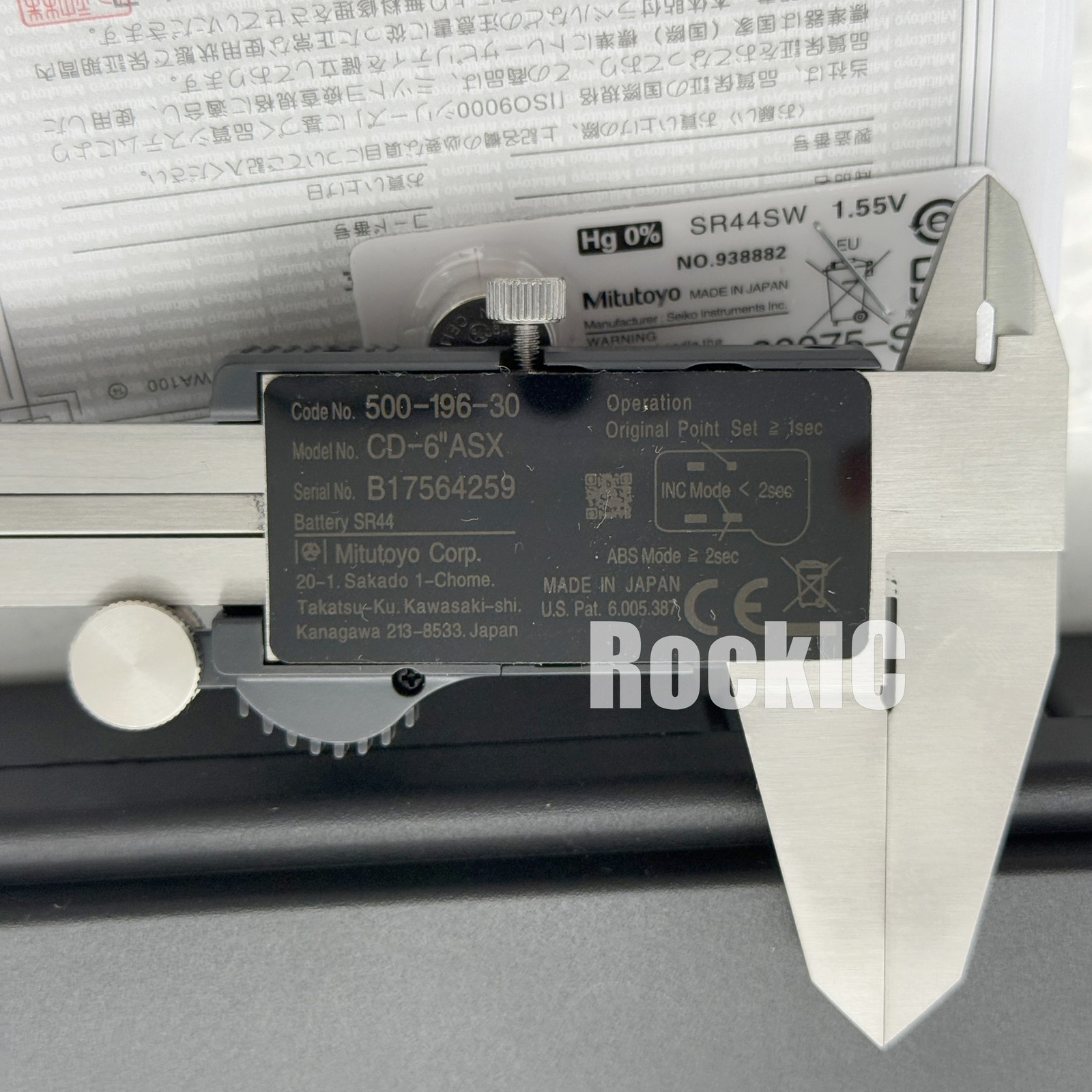 Mitutoyo 500-196-30 New Digital Caliper | 0-6″ (150mm) | Absolute Encoder US