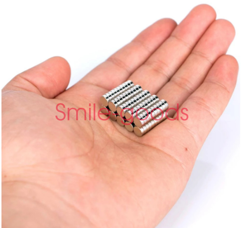 100 Neodymium Magnets Round Disc N35 Super Strong Rare Earth 5mm X 1mm Lot USA