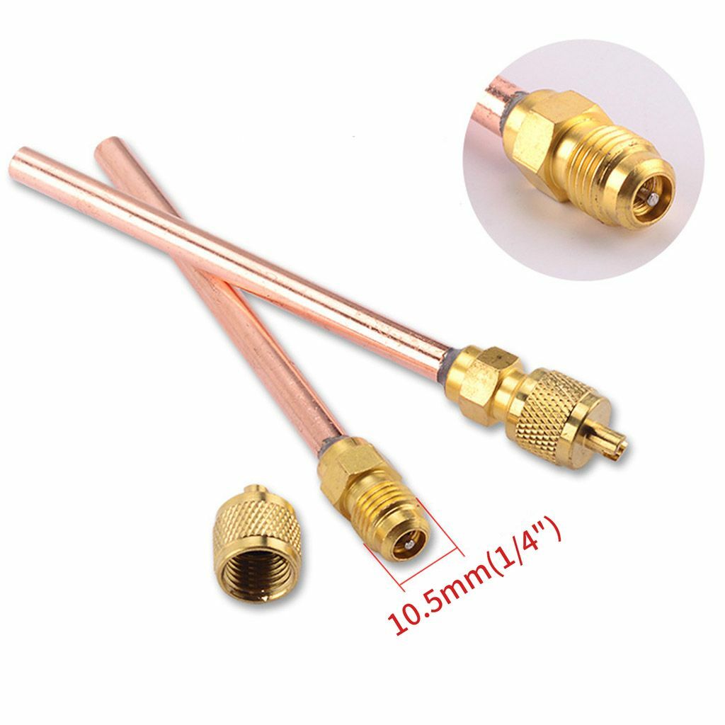 20 Service/Access Valve 1/4″ SAE *1/4″ OD *2.75″ Stem Core Refrigeration Set