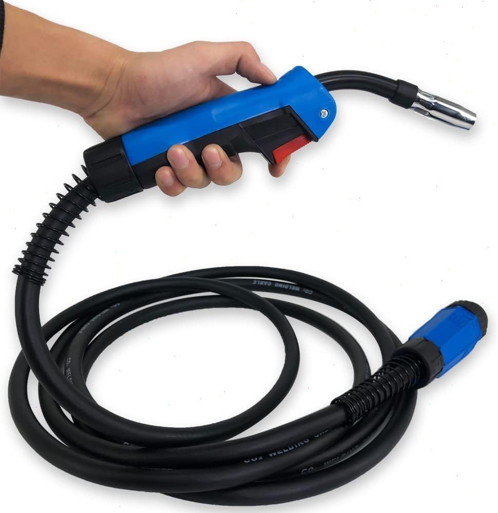 MB-15AK MIG/MAG Welder Torch Gun 5M/16ft Air Cooled Euro Connector Fit Welding