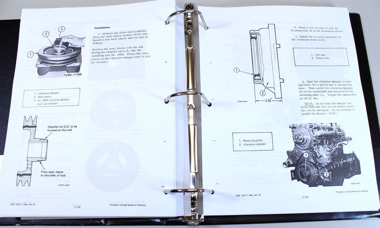 International 986 1086 1486 1586 Tractor Service Manual Workshop Repair Book IH