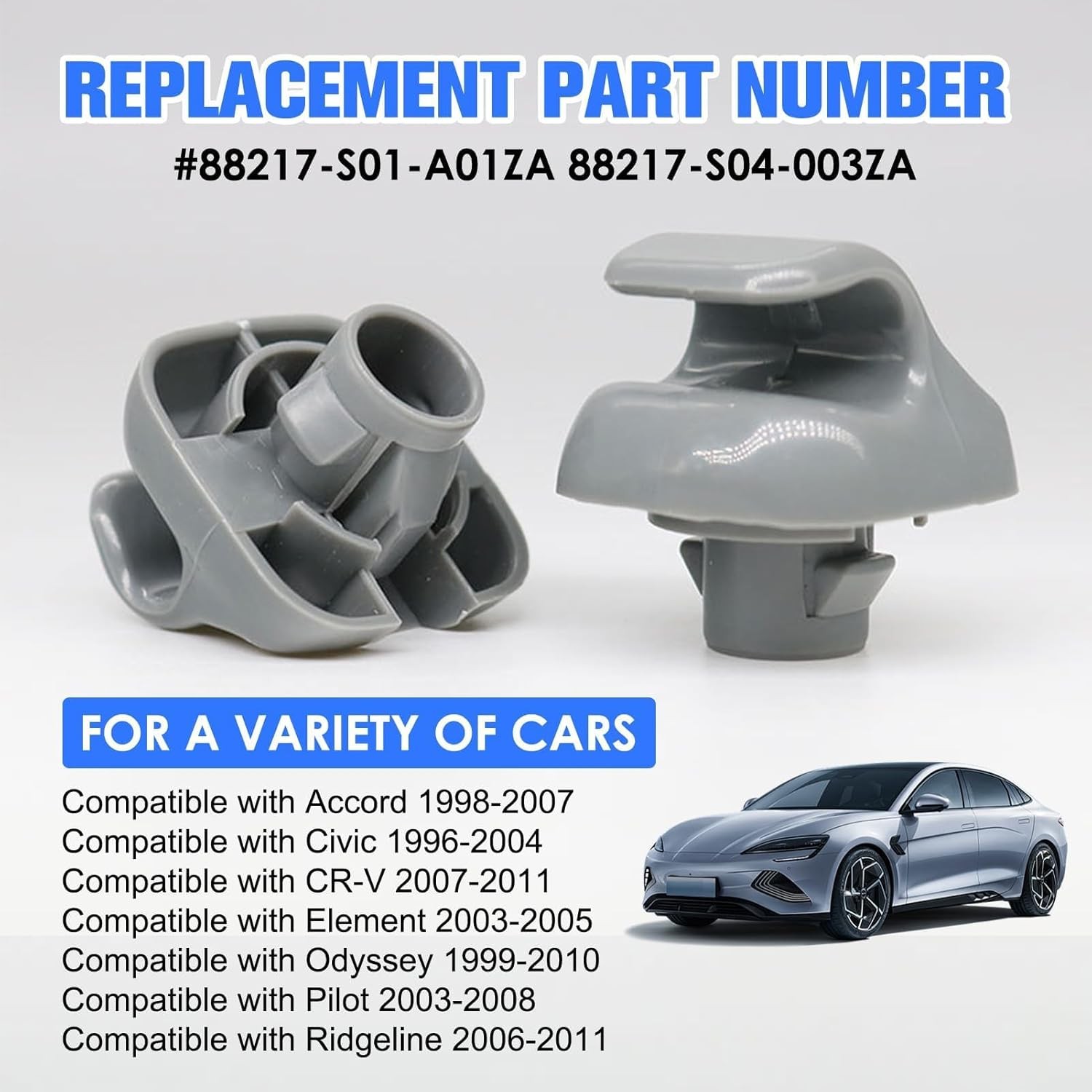 2007 Sun Visor Clip Replacement Compatible with Honda Accord, Sunvisor Inner Cli