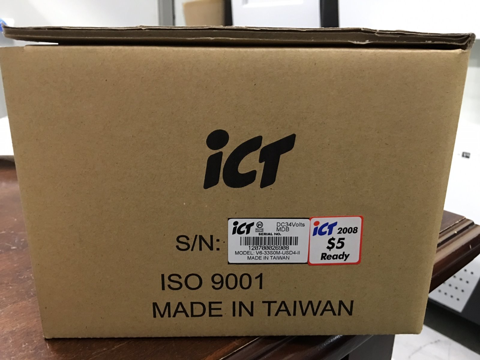 ICT MDB STACKER BILL V6 VALIDATOR/ ACCEPTOR $1 & $5 BILLS BRAND NEW (BEST DEAL)