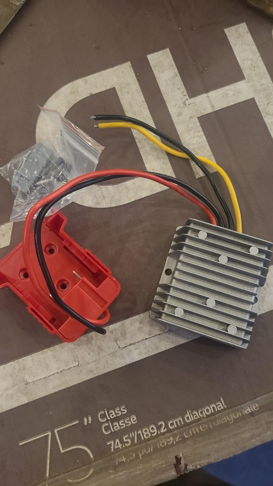 18v to 12v Step Down Converter for Milwaukee M18 Power Wheels Battery Adapter D