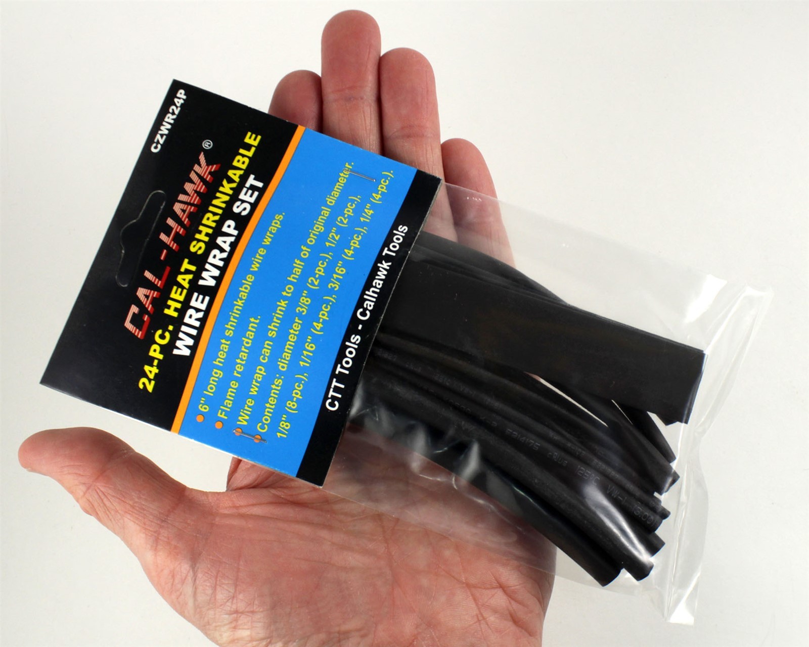 48 pc Heat Shrink Tubing Set Wire Wrap Color Coded & Black Assorted Sleeves