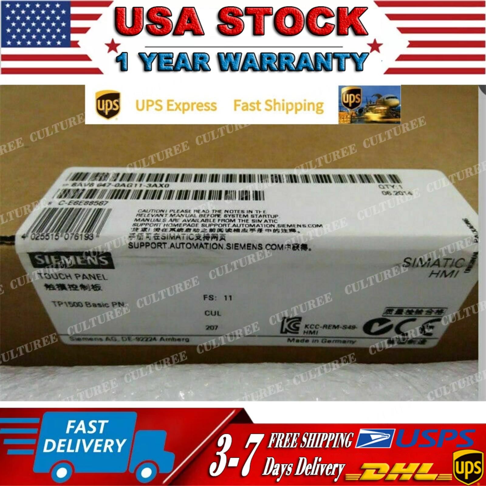 New In Box SIEMENS 6AV6 647-0AG11-3AX0 6AV6647-0AG11-3AX0 HMI Touch Panel