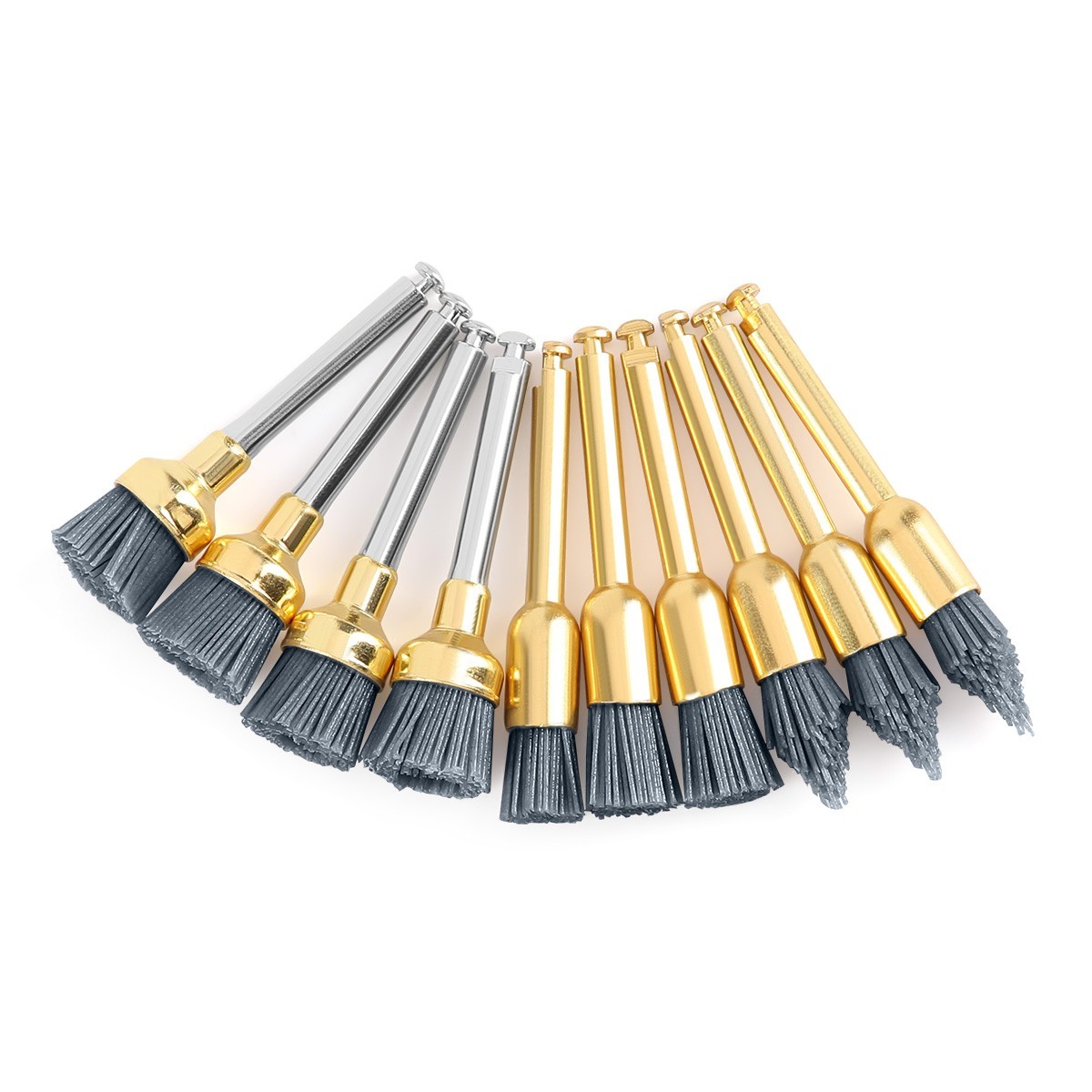10pcs Dental polishing Brush CA 2.35mm for stain removal and polishing Handpiece