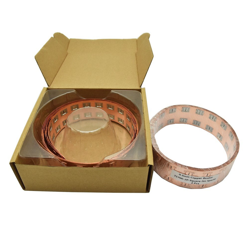 3PCS 21700 Battery Busbar Copper Nickel composite Easy spot welding Length800mm