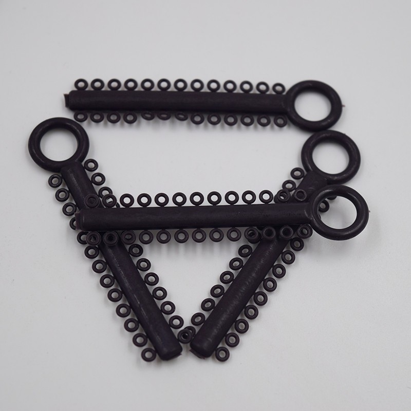 1040Pcs Dental Ligature Rubber Ties Orthodontic Elastic Bands Braces 6 Color