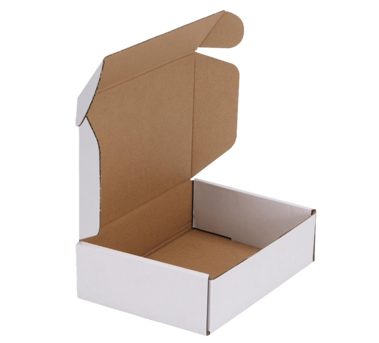 10/20/50/100/200PCS 7x5x2 INCH White Corrugated Shipping Packing Boxes Mailer US