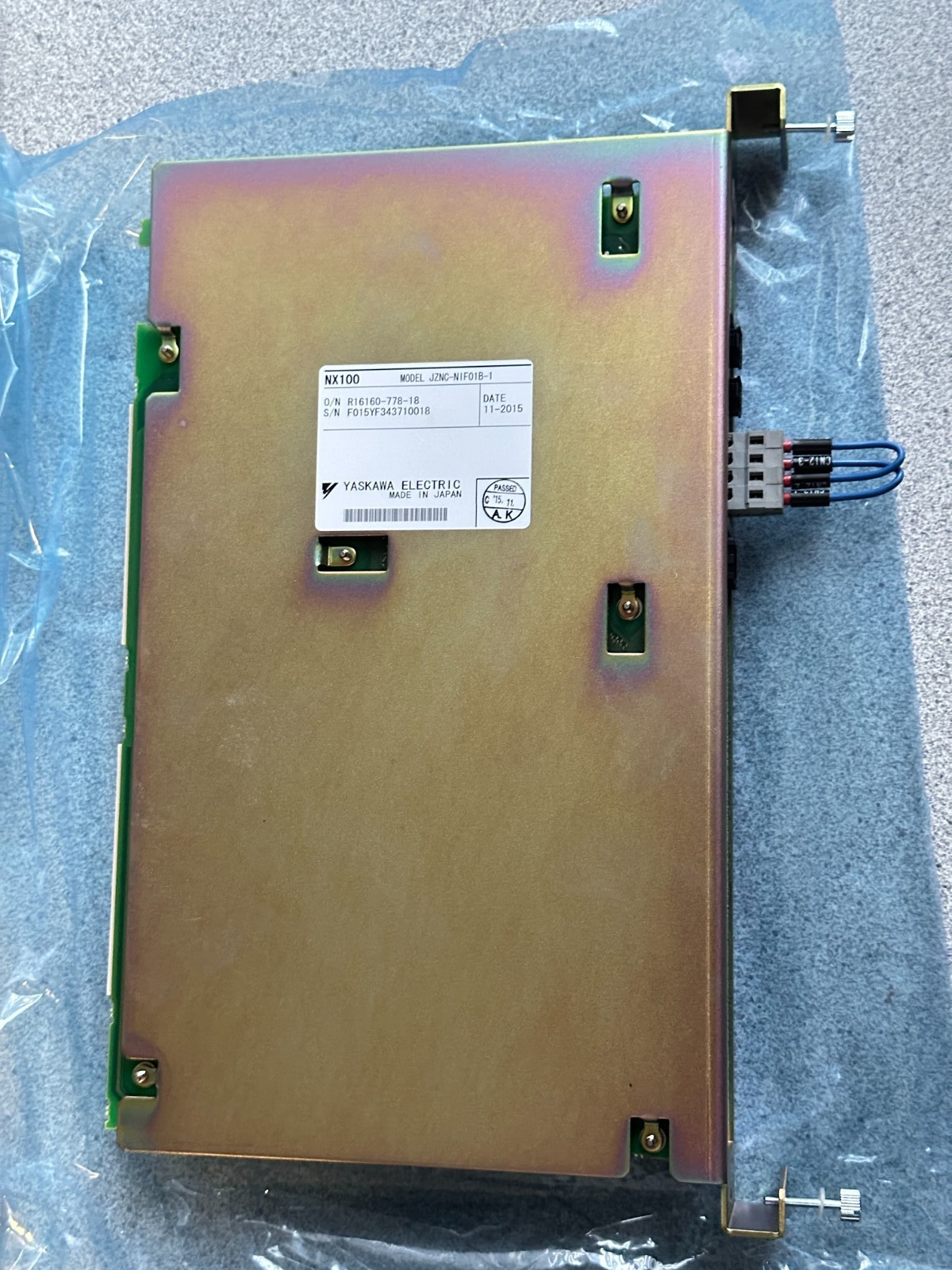 NEW GENUINE YASKAWA JZNC-NIF01B-1 NX100 Robot Communication Board, USA SELLER