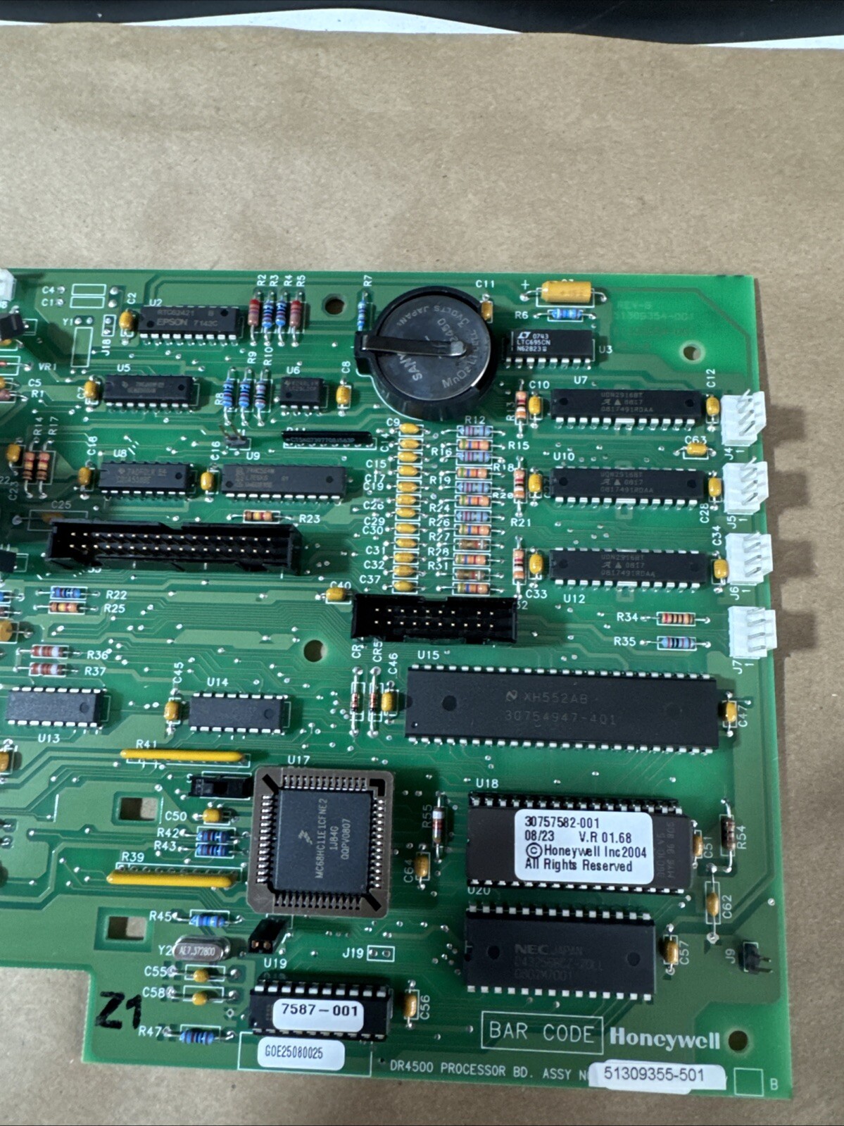 New Honeywell 51309355-501 DR4500 Processor Board Warranty 🇺🇸