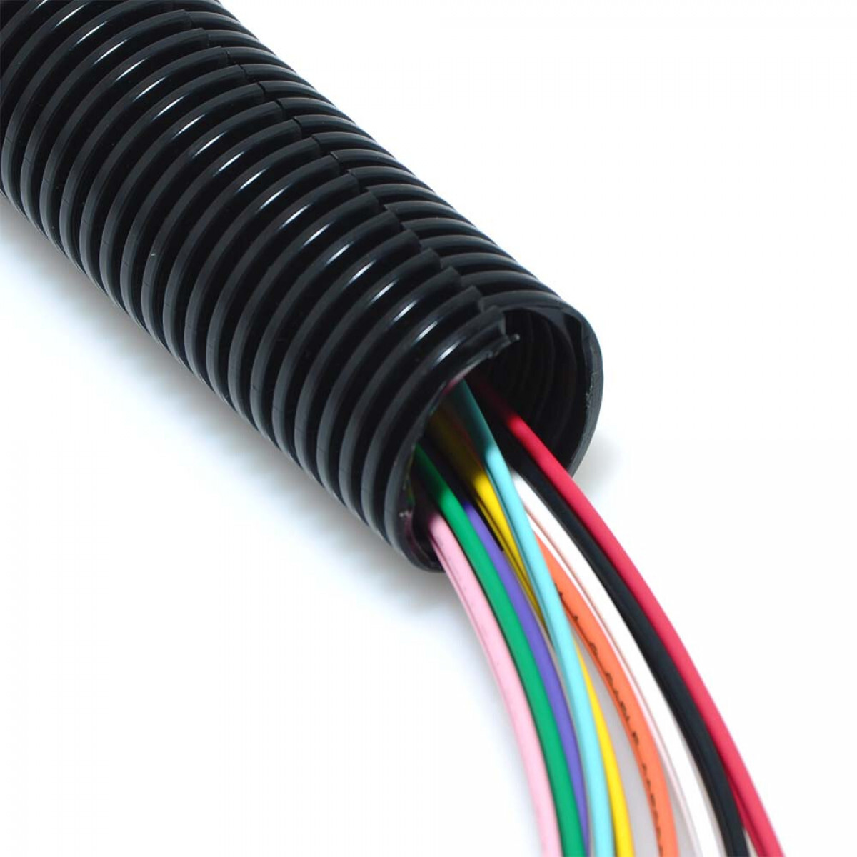 ALL SIZES 1 FT – 100 FOOT Split Wire Loom Polyethylene Tubing Marine Conduit LOT
