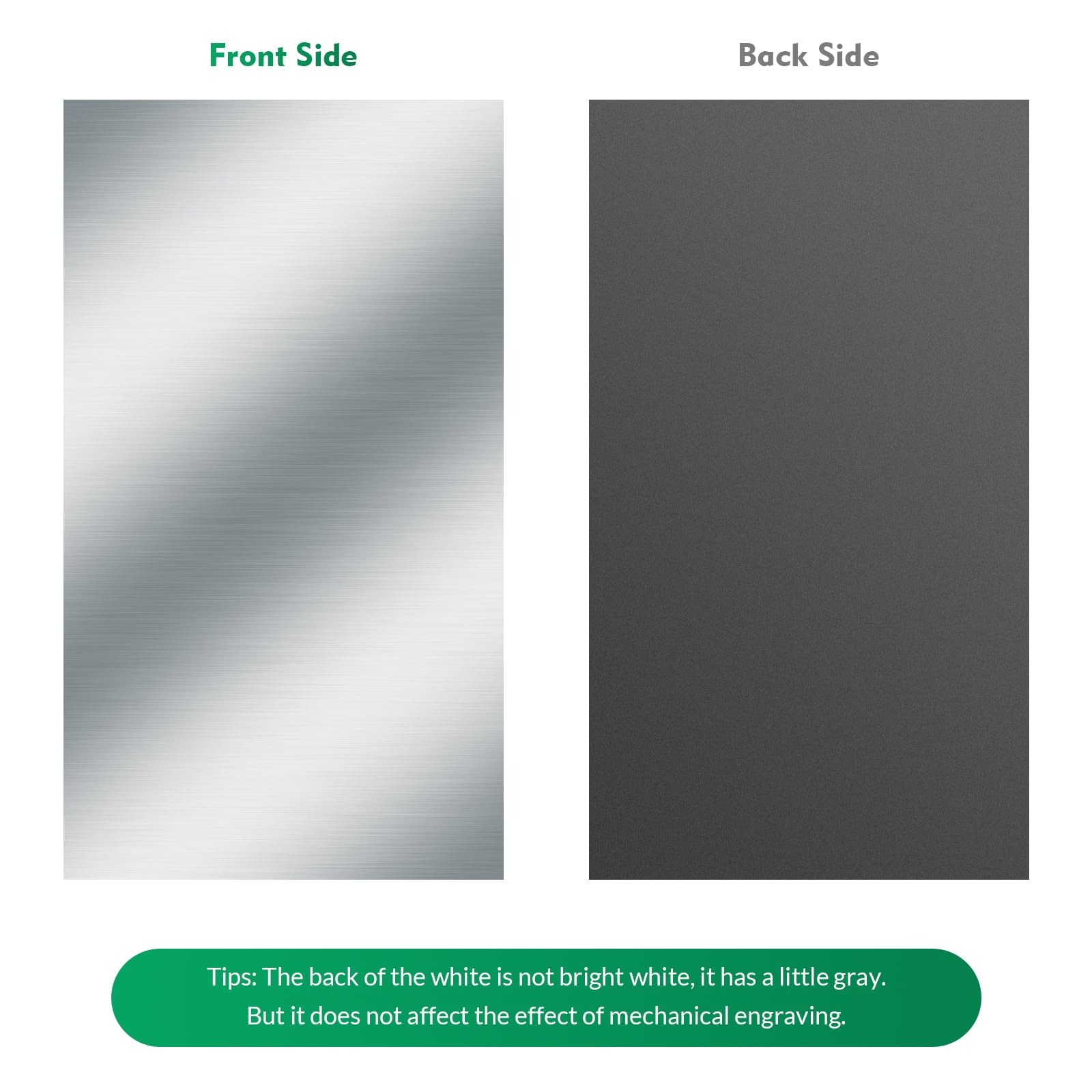 Engraving Blank ABS Double Color Plastic Sheet 12 Pack 11.8×6.49×0.05 in