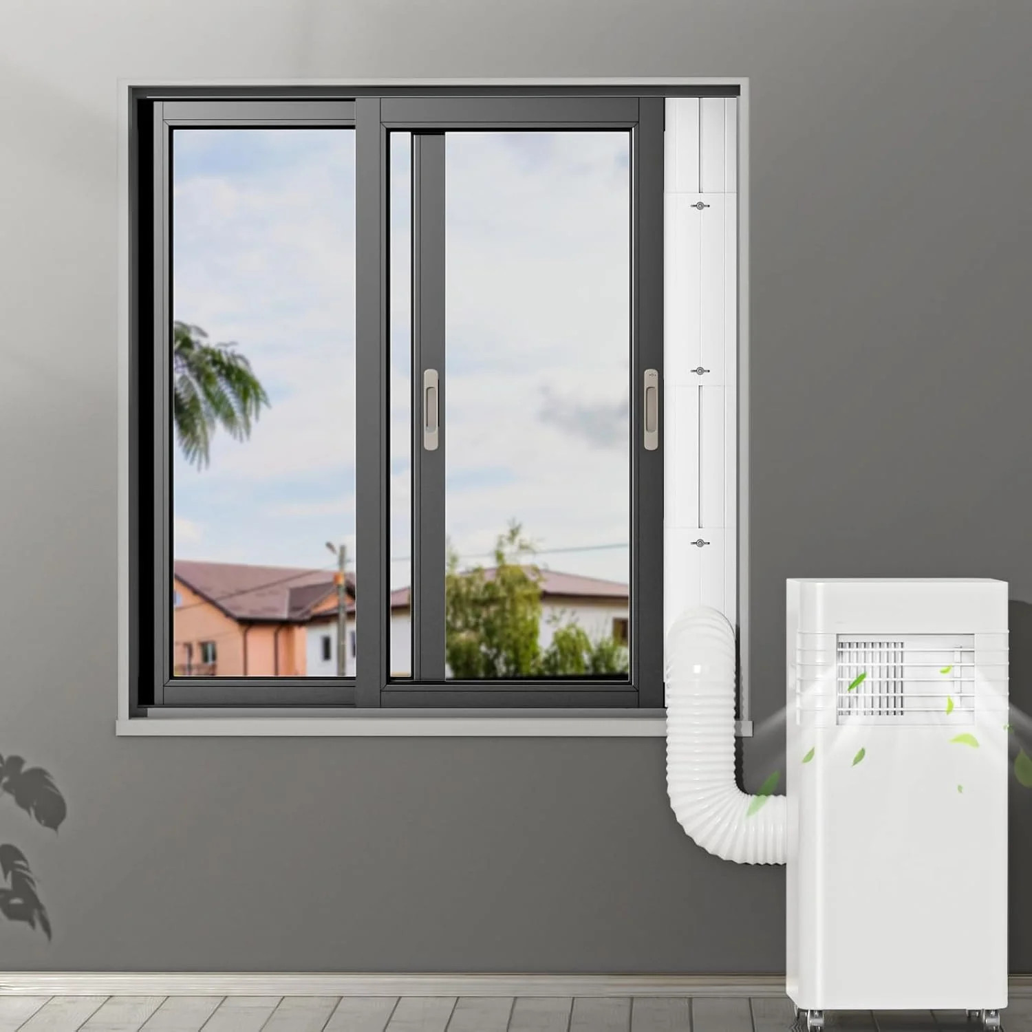 Insputer Portable ac Window Vent Kit with Universal Coupler, New Adjustable Air
