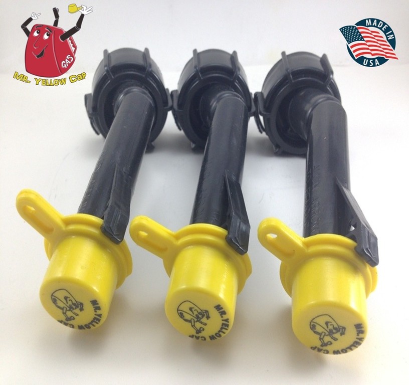 3 – Blitz Gas Can Nozzle Spouts Rings Caps Replacement Vintage 900092 900302 NEW