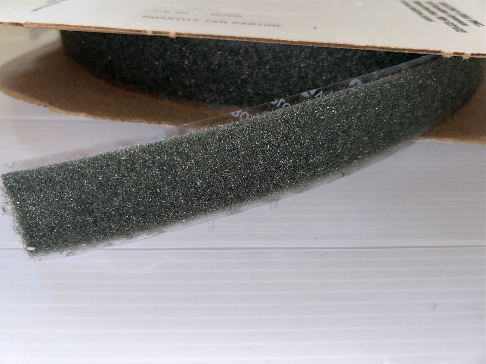 Velcro 188514 Loop 1000 – 1″ Slate Grey 320 PSA New – 25 Yards -Adhesive- 75Feet