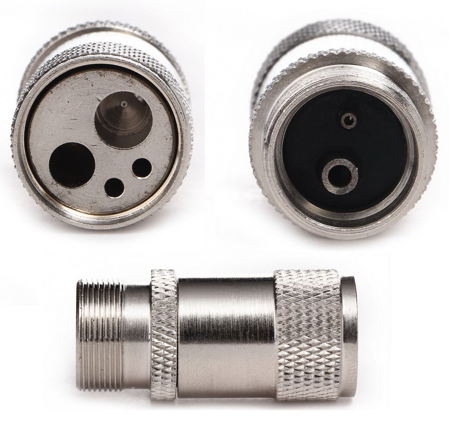 2pcs High Speed Handpiece Adapter Holes Changer Borden 4-Hole to 2-Hole