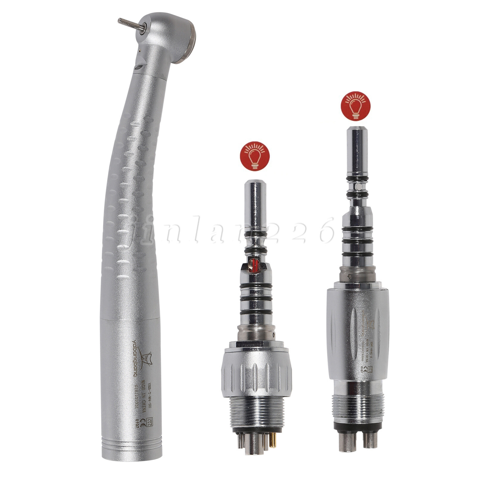 KAVO Style Dental Fiber Optic LED High Speed Handpiece / Quick Coupler 4/6 Holes