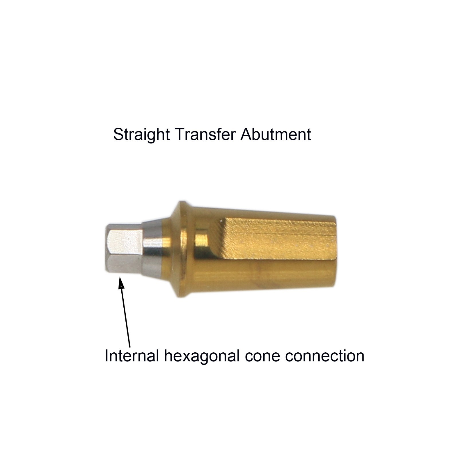 US Essential Treatment Transfer Abutment Cement Retained Fits Hiossen Implants