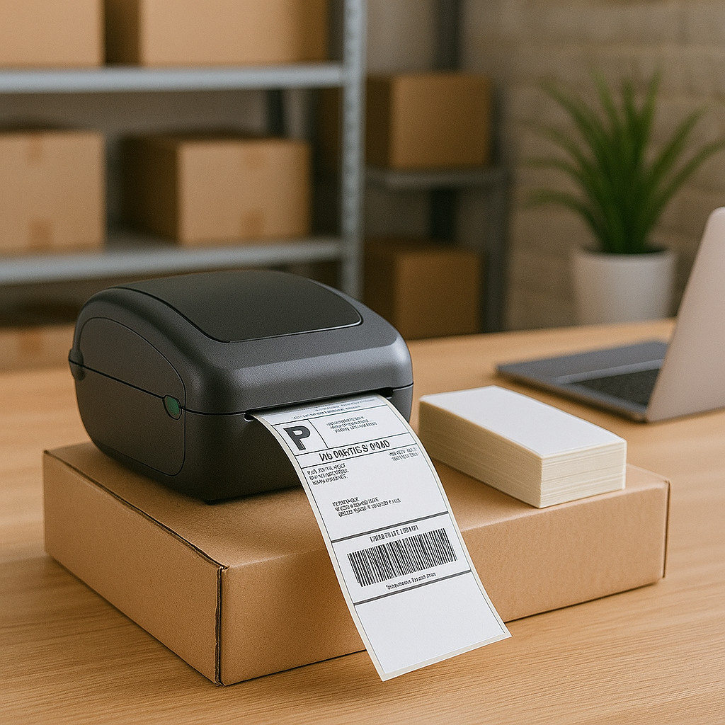 2000 4×6″ Thermal Shipping Labels Fanfold Jam-Free BPA-Free for Zebra Rollo