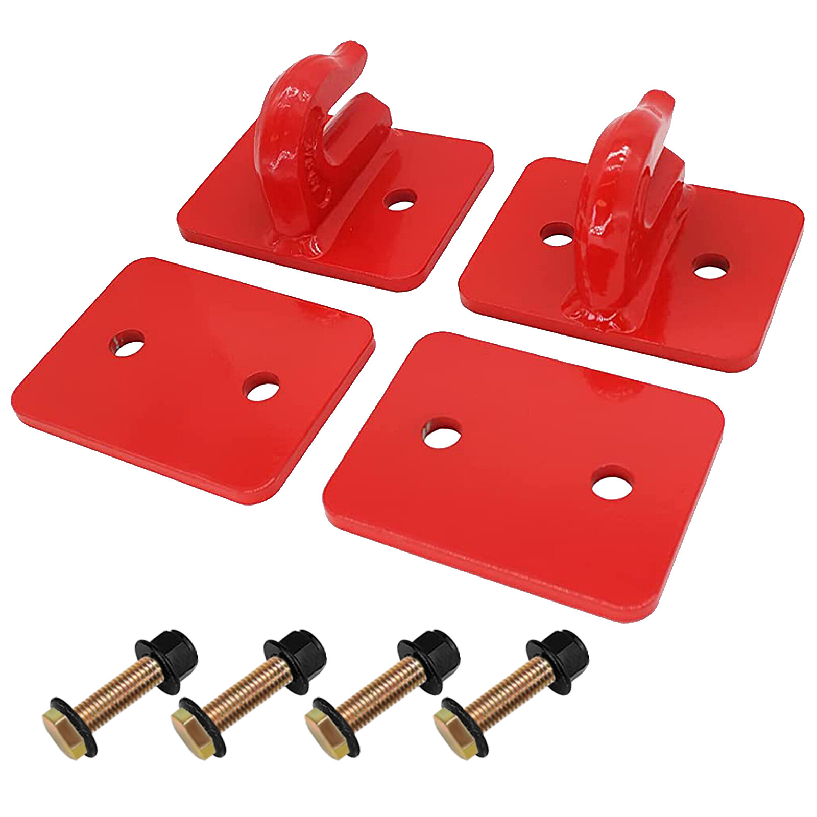 3/8″ Bolt On Grab Hooks For Loader Tractor Bucket Heavy Duty Steel Pack Of (2)