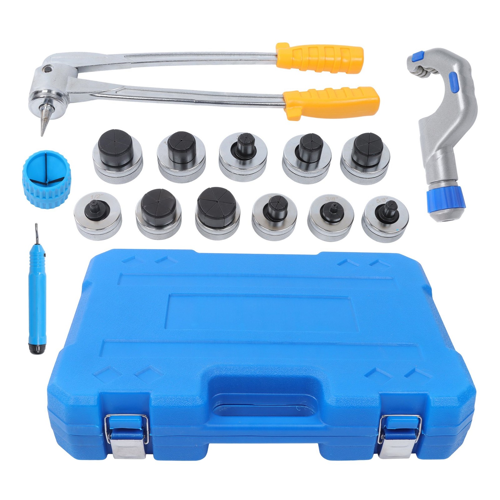 High Quality HVAC Tubing Expander Kit Tube Swaging Set Includes 3/8” To 1-5/8”