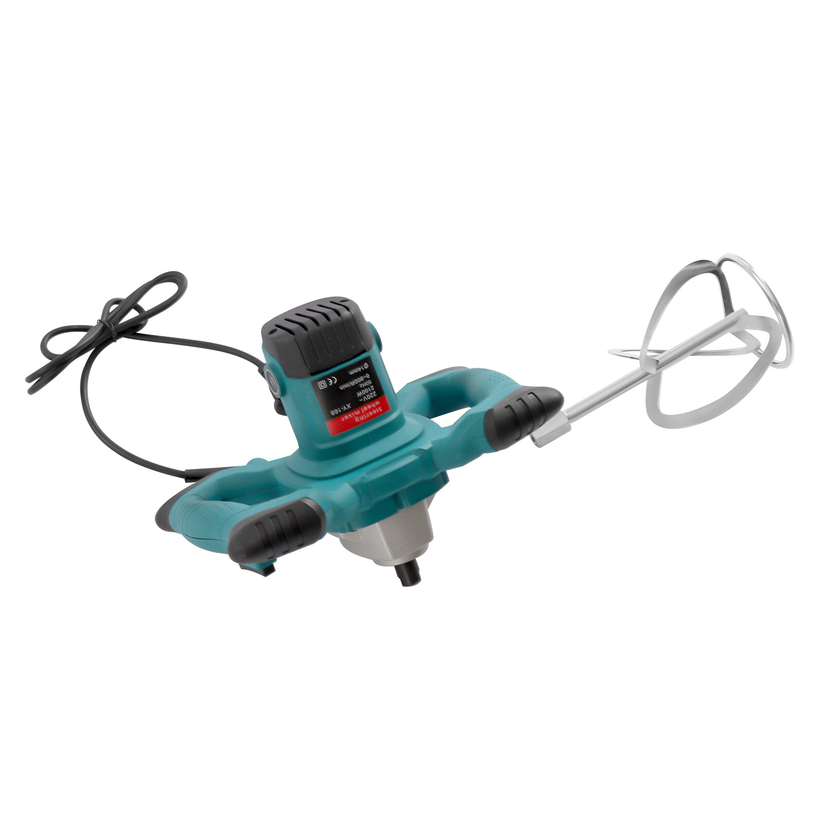 Cement Mixer 2100W Handheld Electric Concrete Mixer Portable Mortar Mixer 6 Gear