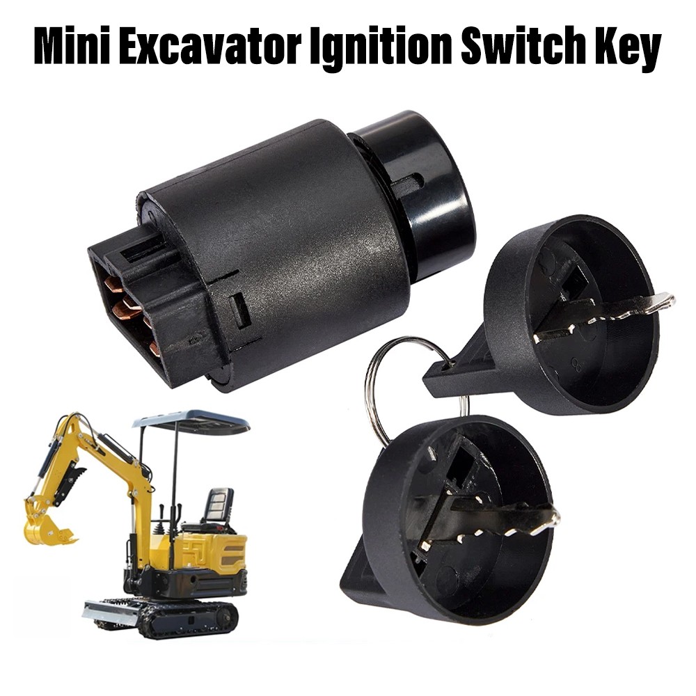 Mini Excavator Ignition Switch Key Fits for AGT Typhoon China Mini Digger New