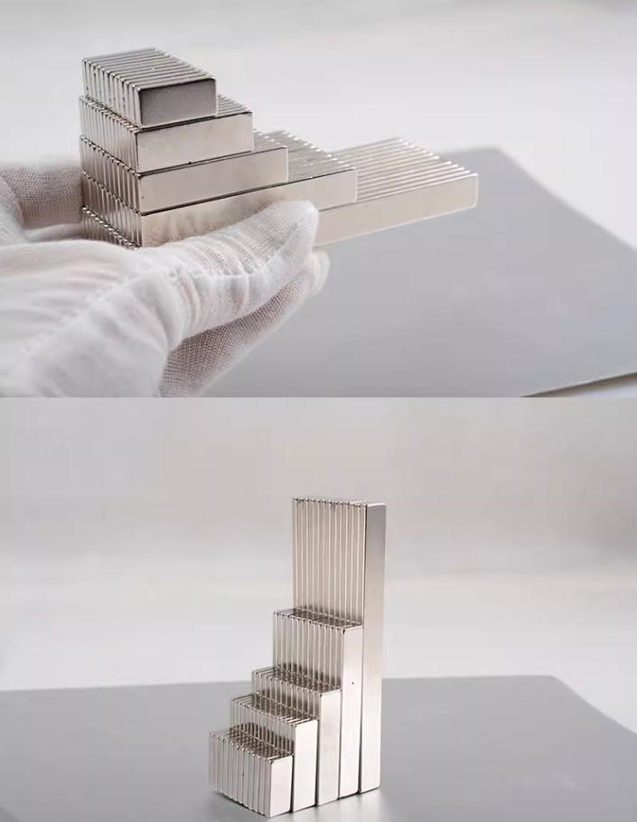 Square Super Strong Magnets Length 5-100mm N35 Rare Earth NdFeB Magnet Multiple