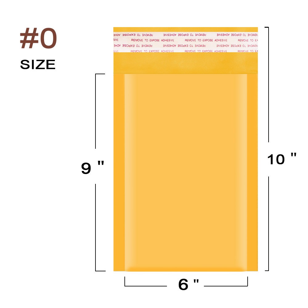 Any Size Kraft Bubble Mailers Shipping Padded Bags Mailing Envelope Self Seal
