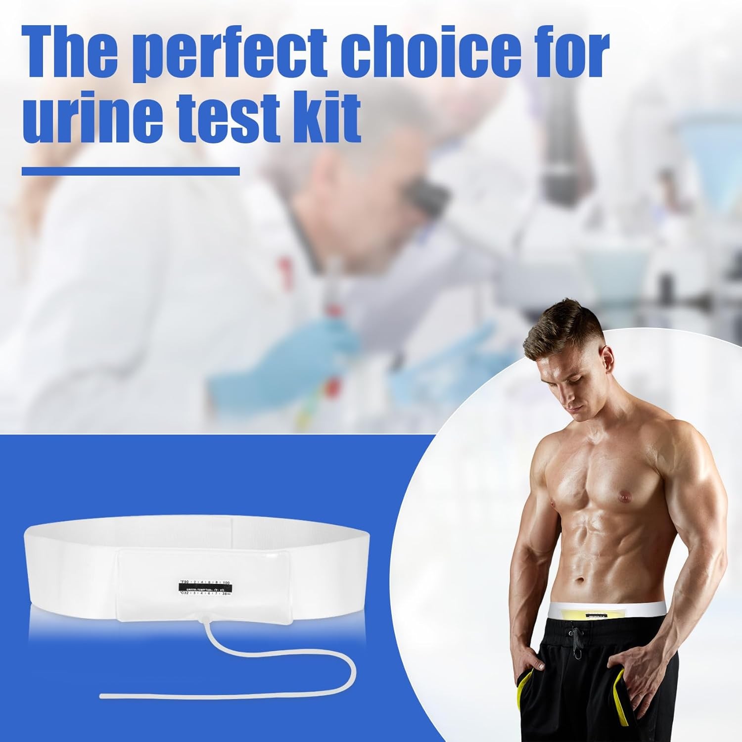 Urine Test Complete Kit – 2 to 4 oz Concealed Sample Bag with Adjustable…