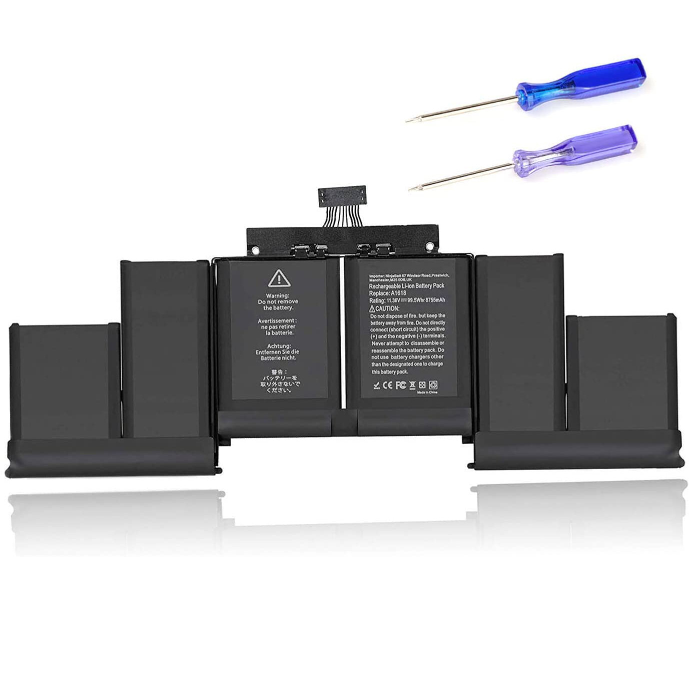 NEW OEM A1618 Battery for Apple MacBook Pro 15” Retina 99.5Wh A1398 Mid 2015