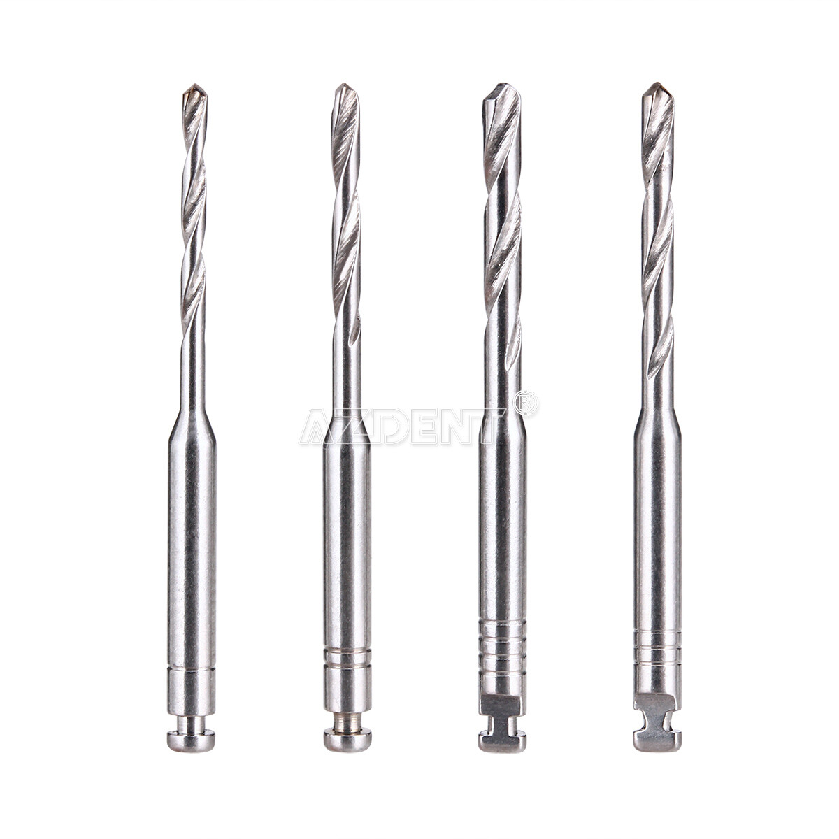 5 Packs Dental High-intensity AAA Fiber Posts Resin Screw Thread Glass 4 Drills