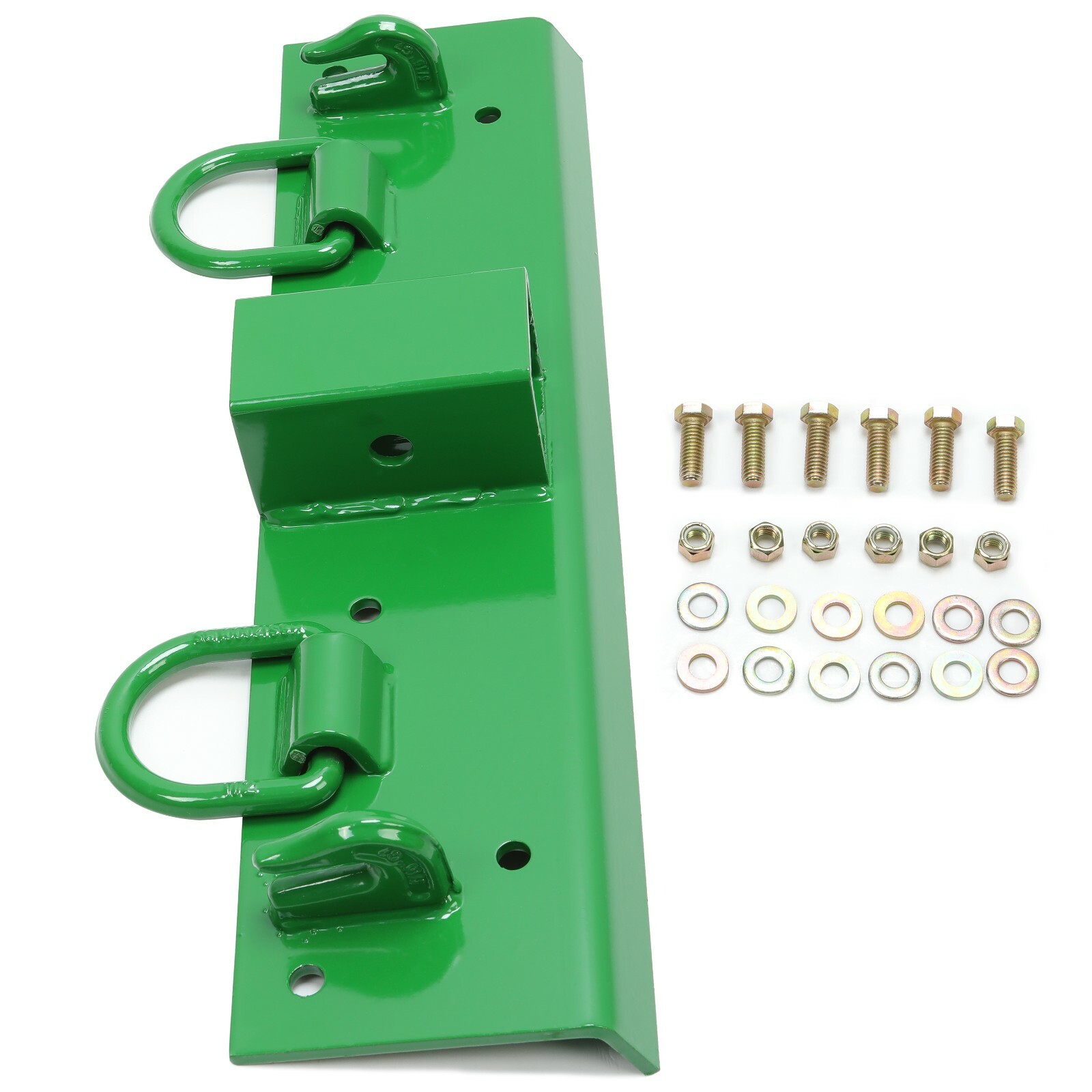 Bolt on Grab Hooks & D Rings & 2″ Receiver For John Deere 1025R Compact Tractor