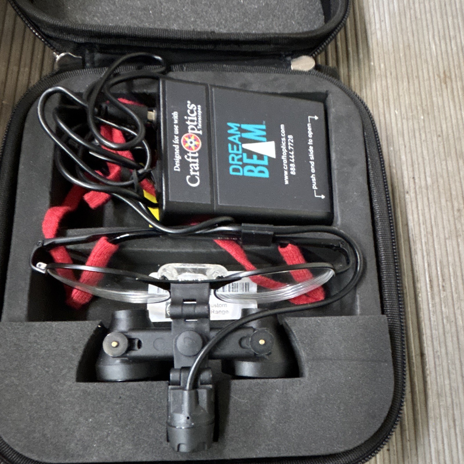 CraftOptics Dream Beam Head Light BLK 51 with Case