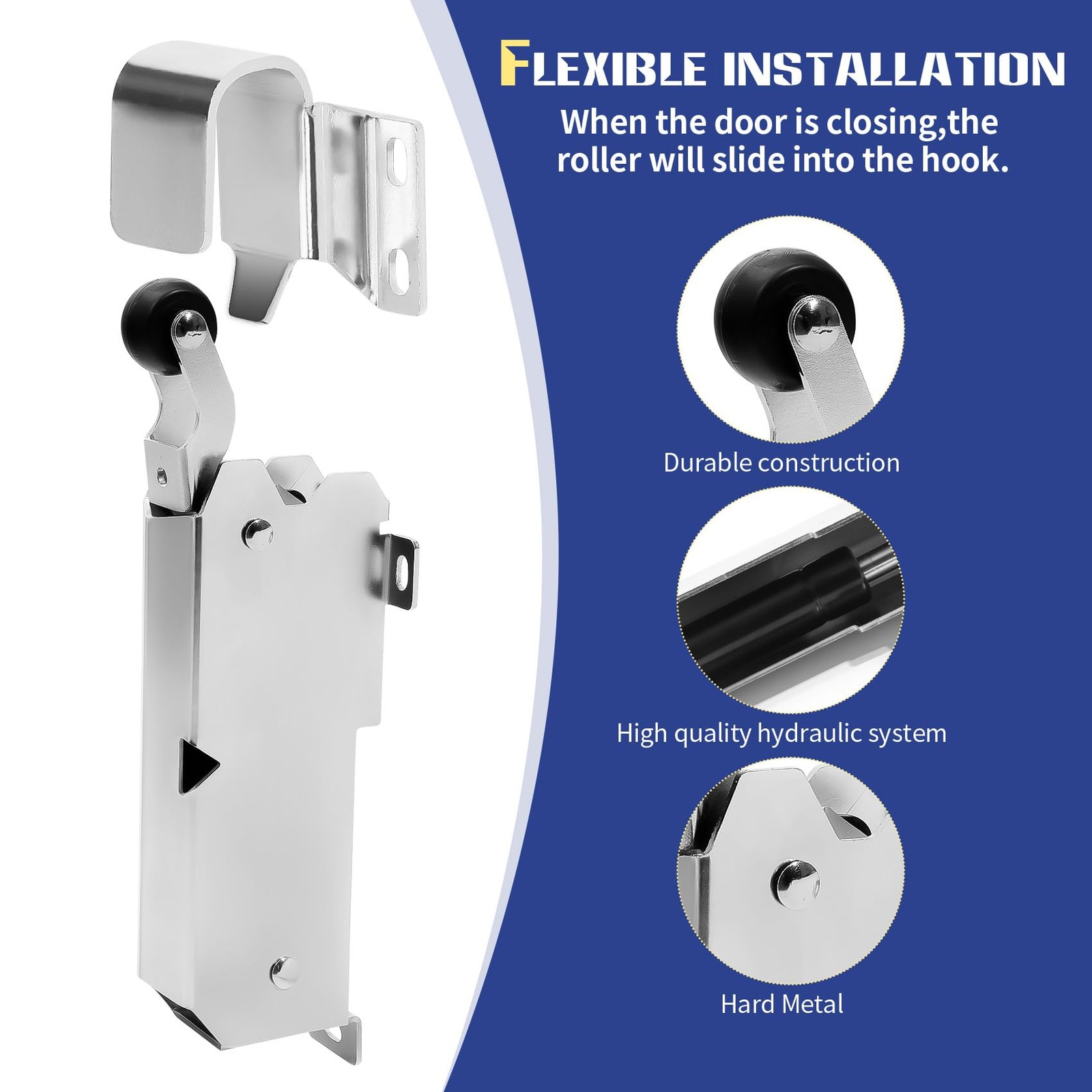 1~10X FOR KASON 1094 SURECLOSE HYDRAULIC DOOR CLOSER WITH FLUSH TO 3/4 INCH HOOK