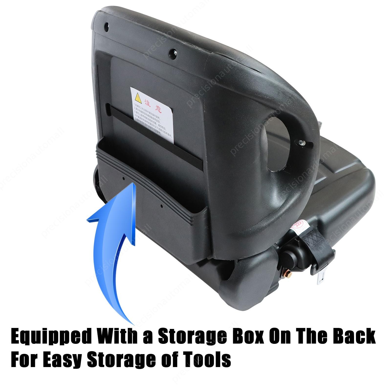CONTOURED FOR TOYOTA FORKLIFT SUSPENSION SEAT W/ SEATBELT SWITCH PREMIUM QUALITY