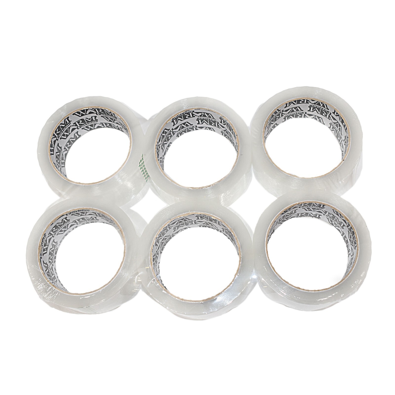 Carton Sealing Clear Packing Tape Box Shipping Tape 2″ x 110 Yards (6 Rolls)