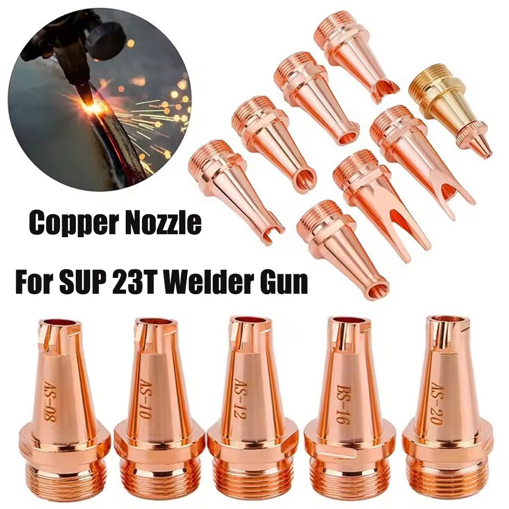 7pcs Laser Welding Nozzle +1 pc 70mm Scale Tube for Handheld Welder Wire w/box