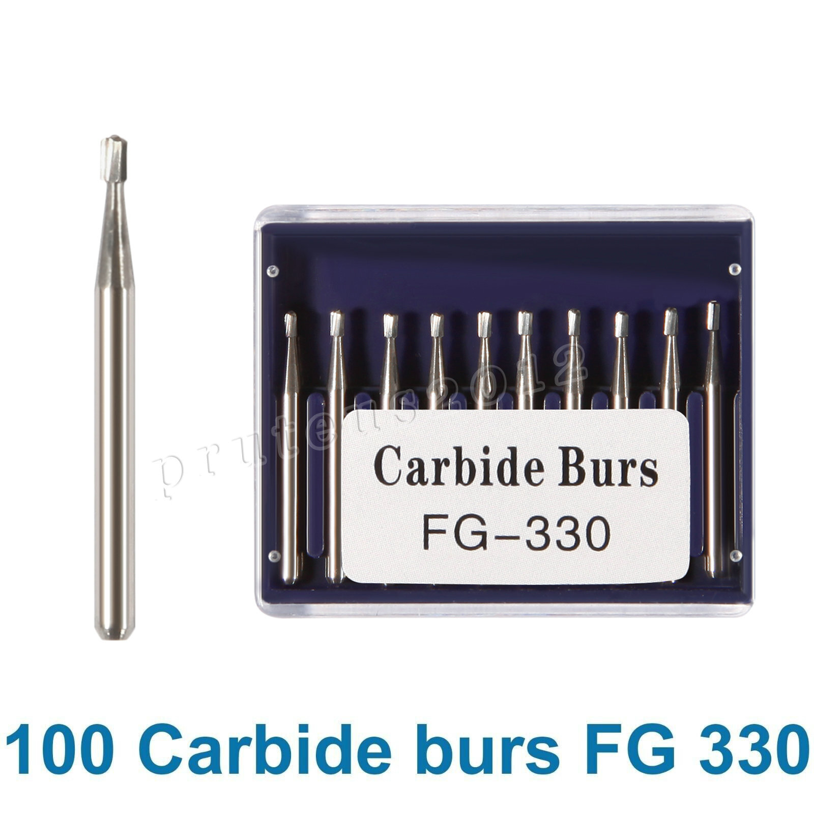 Dental Midwest FG 330 Regular Shank Pear Shaped Carbide Burs 100/Pk