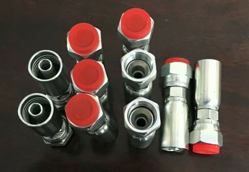 10 PK FJX-08-10 | 1/2″ Hydraulic Hose x 5/8″ JIC Female Swivel Fitting- HY, U