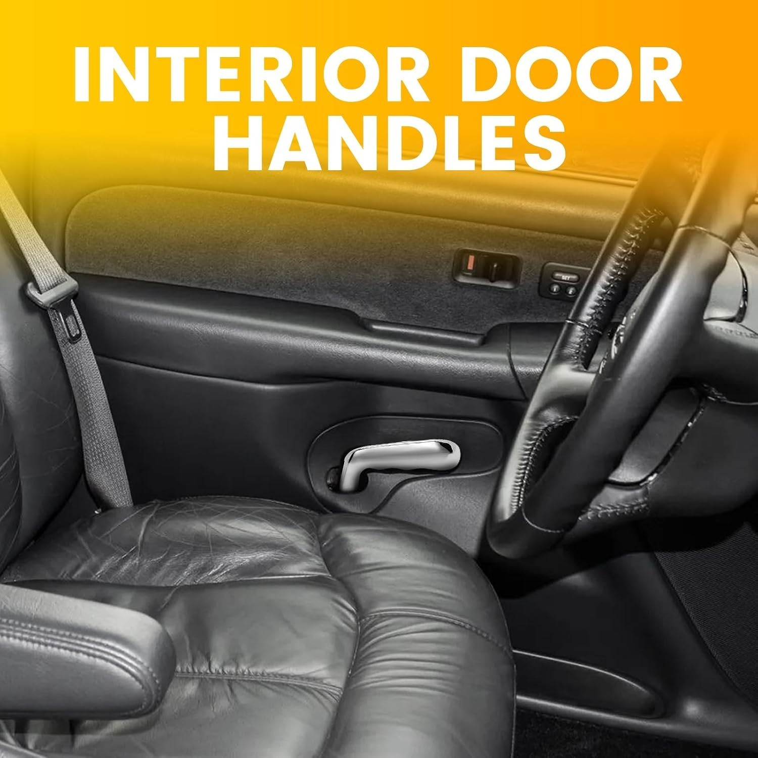 Interior Door Handles Compatible with 1999-2007 Chevy Chevrolet Silverado Tahoe