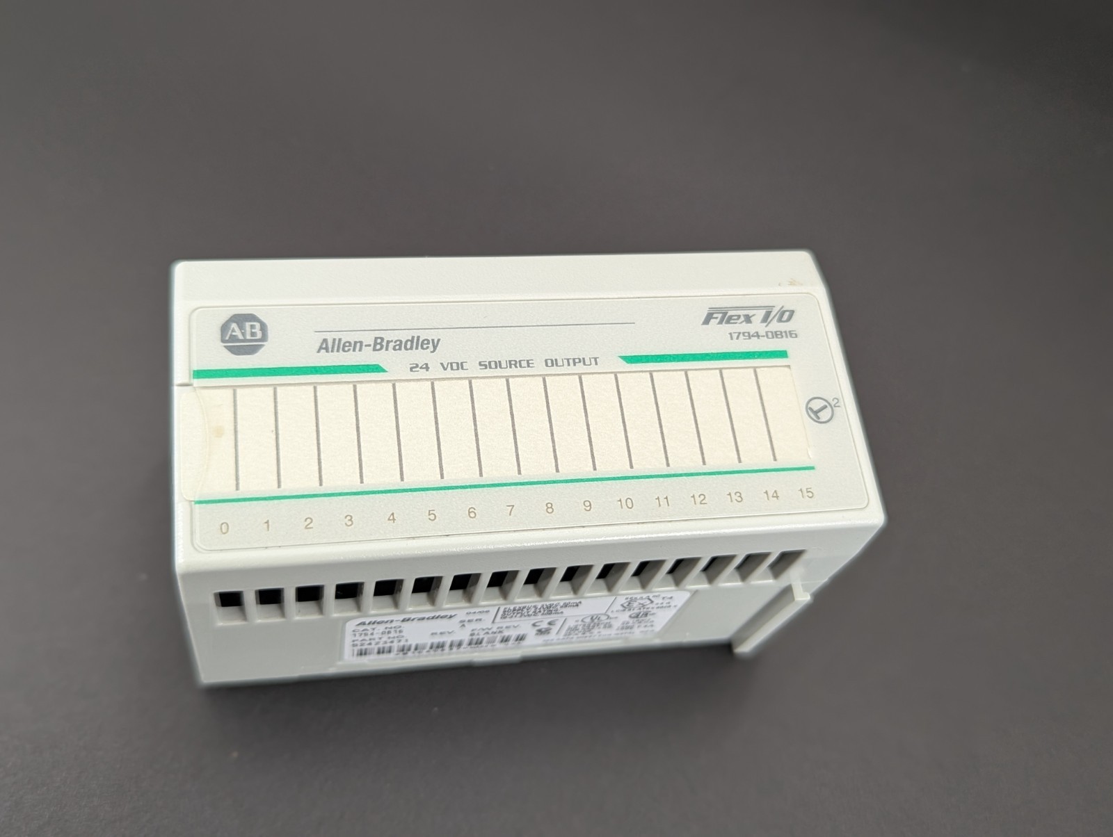 Allen Bradley 1794-OB16 Flex/IO 24 VDC Output Module Ser. A 1794 (TBI)