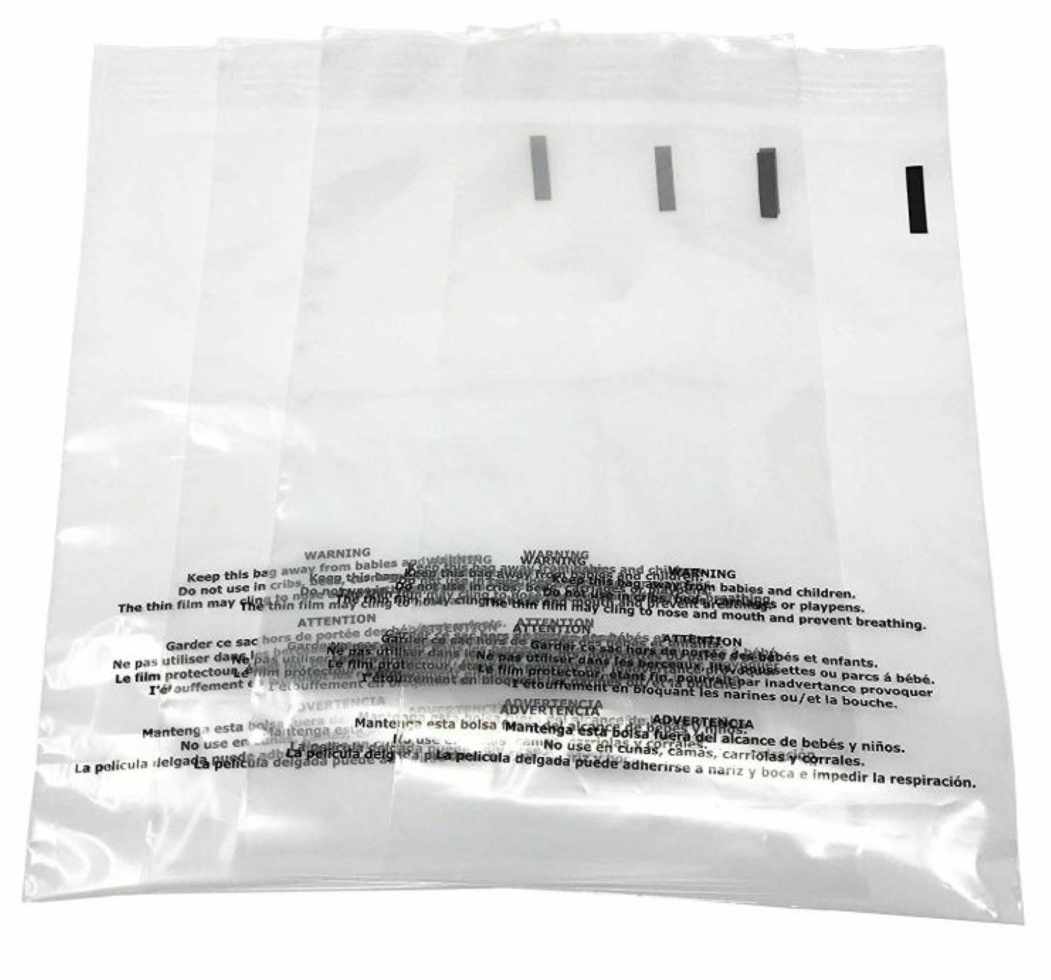 Resealable Suffocation Warning Bags 1.5mil – 6×9 8×10 9×12 10×13 12×15 18×24
