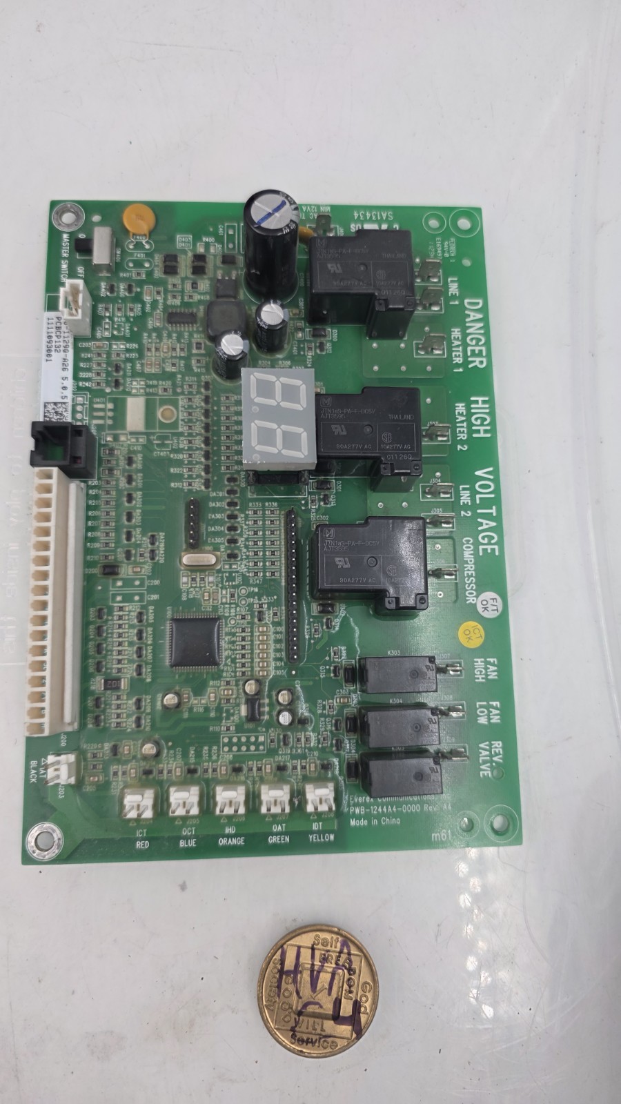 Amana 40-1129Q-A26 Goodman PTAC PCBCP132 Control Circuit Board