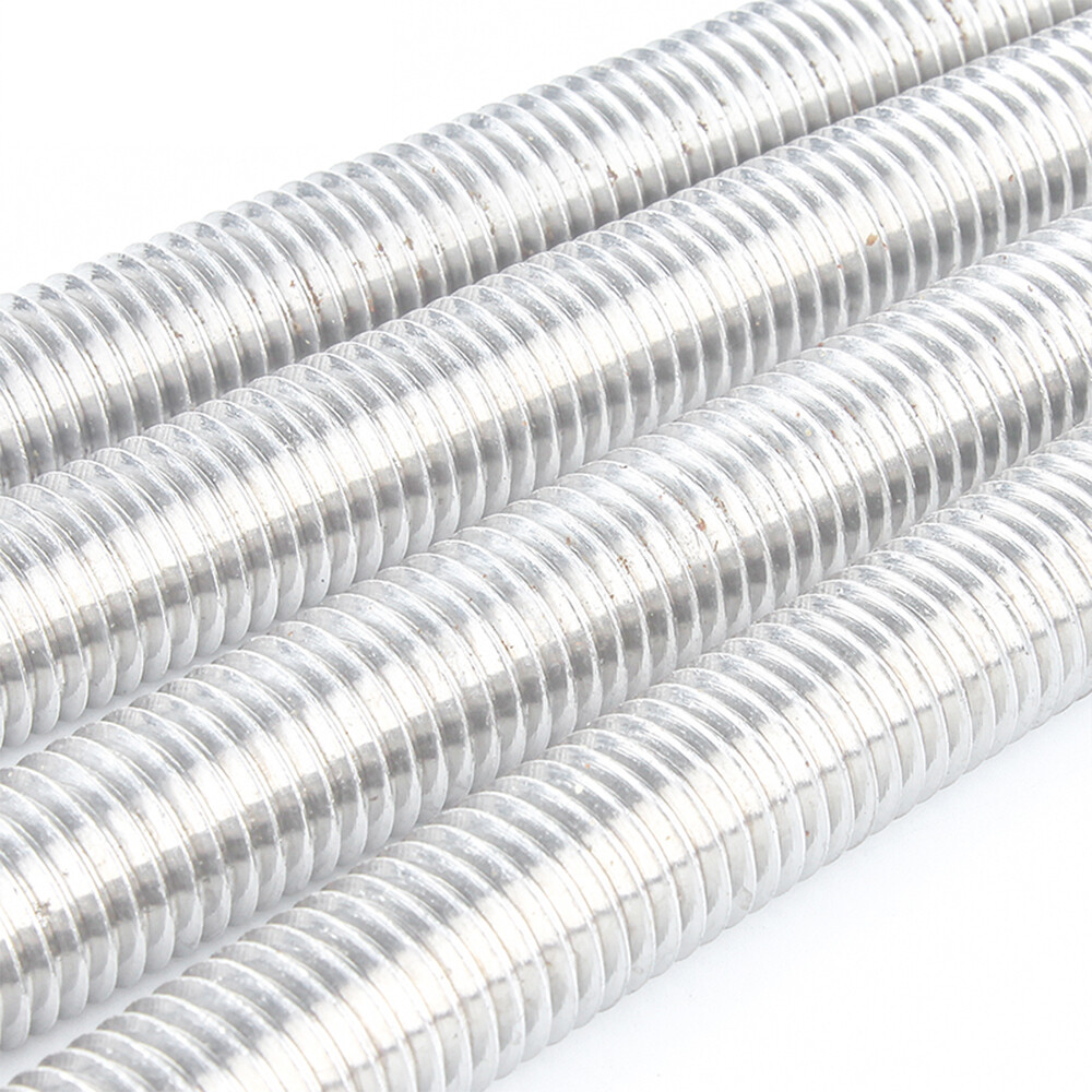 M6 M8 M10 M12 M14 M16 Aluminium 6061 Threaded Rods Metric Thread Stud Bolts
