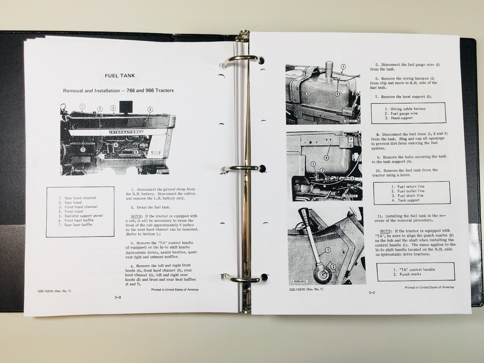 International 766 966 1066 1466 Tractor Service Manual Shop Set Repair Overhaul